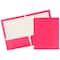 JAM Paper Laminated 2-Pocket Glossy Folders, 6ct.